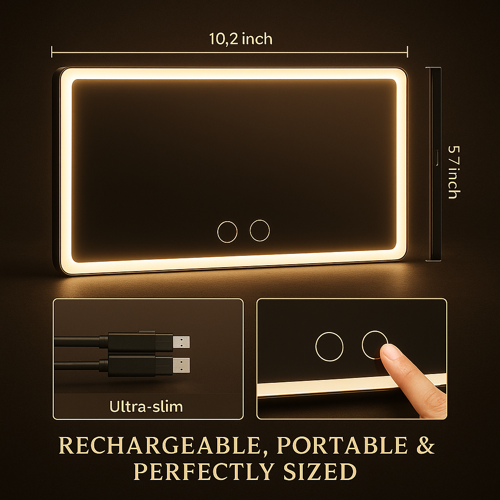 Car Sun Visor Vanity Mirror