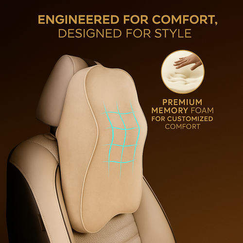 Car Rest Neck & Shoulder Support Pillow