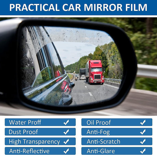 Anti Fog Anti Mist Rainproof Universal Car Accessories Rear-View Mirror (Pack of 2) - CCD