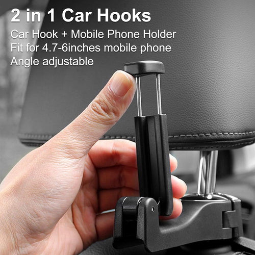 2 in 1 Car Seat Hooks