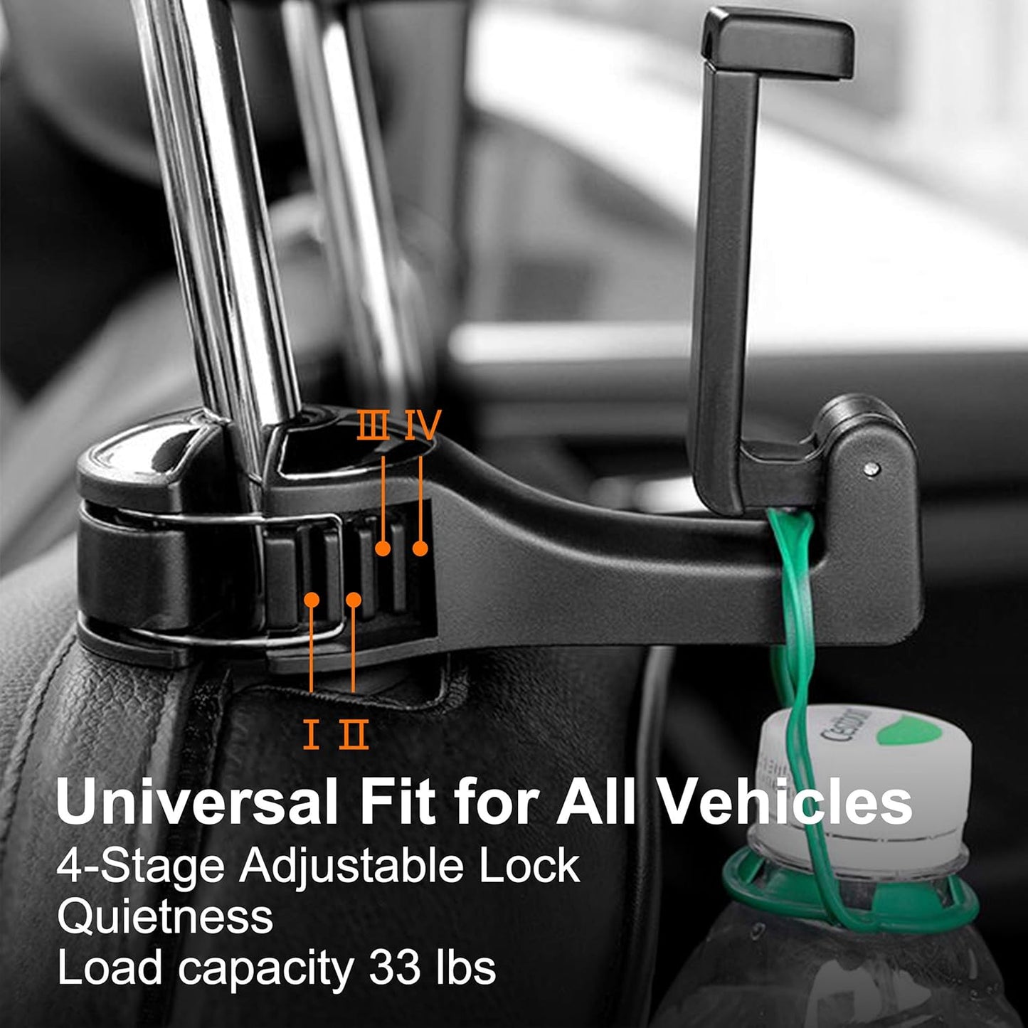 2 in 1 Car Seat Hooks